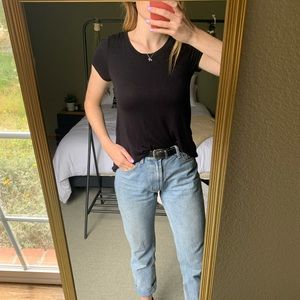 Soft Black Tee- La Vie 89